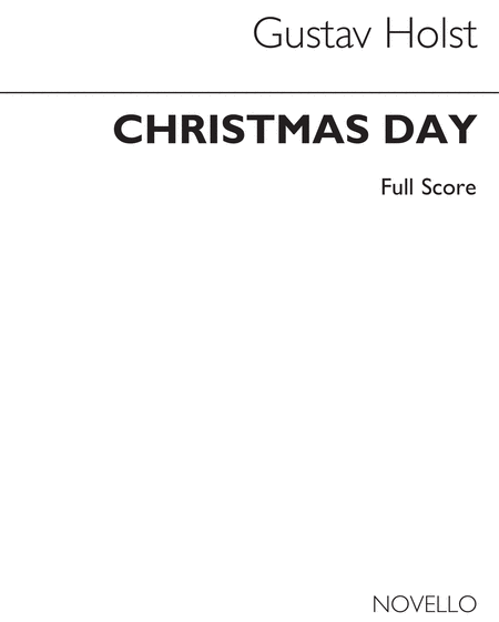 Holst Christmas Day - Score Only