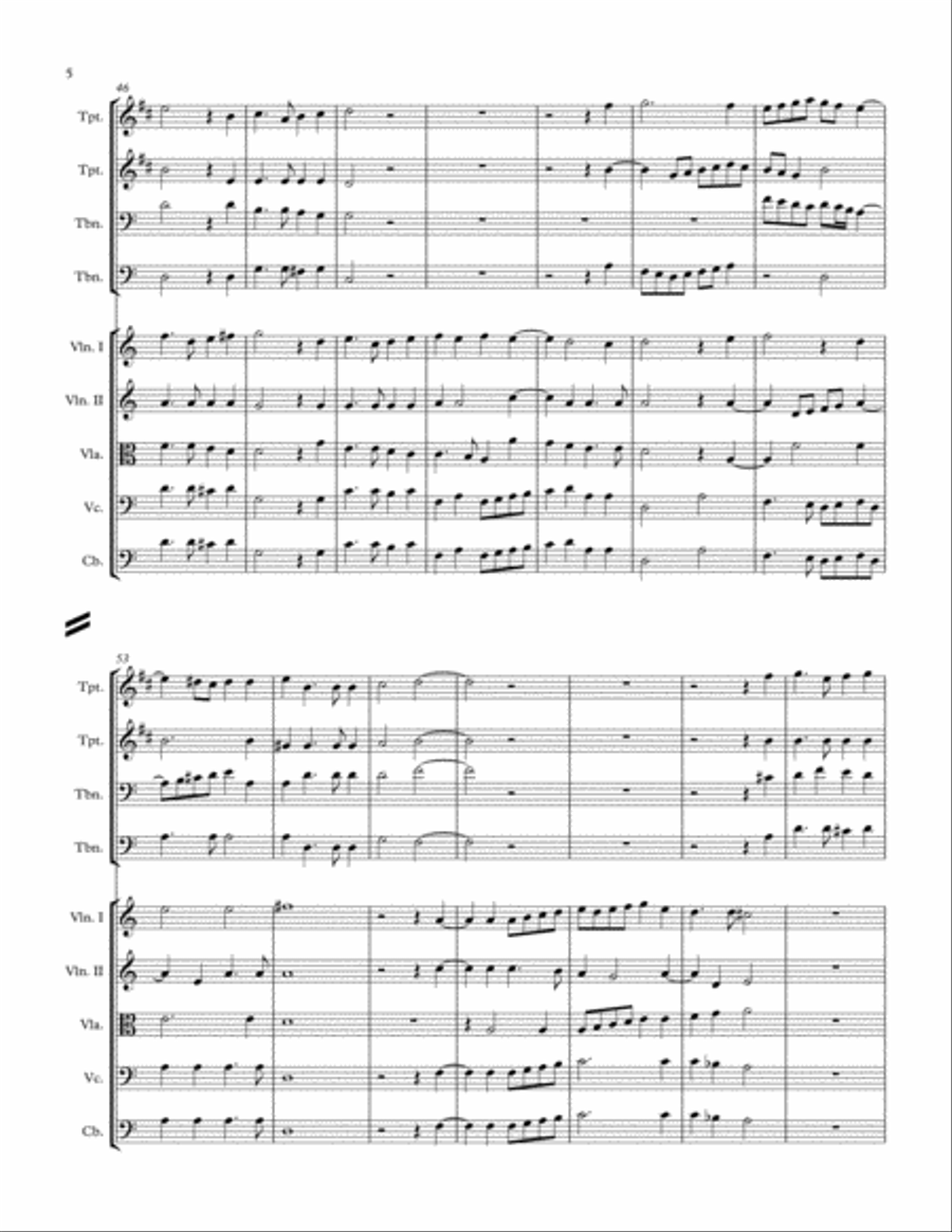 Surge Illuminare Jerusalem Brass Ensemble scores gallery preview page 6