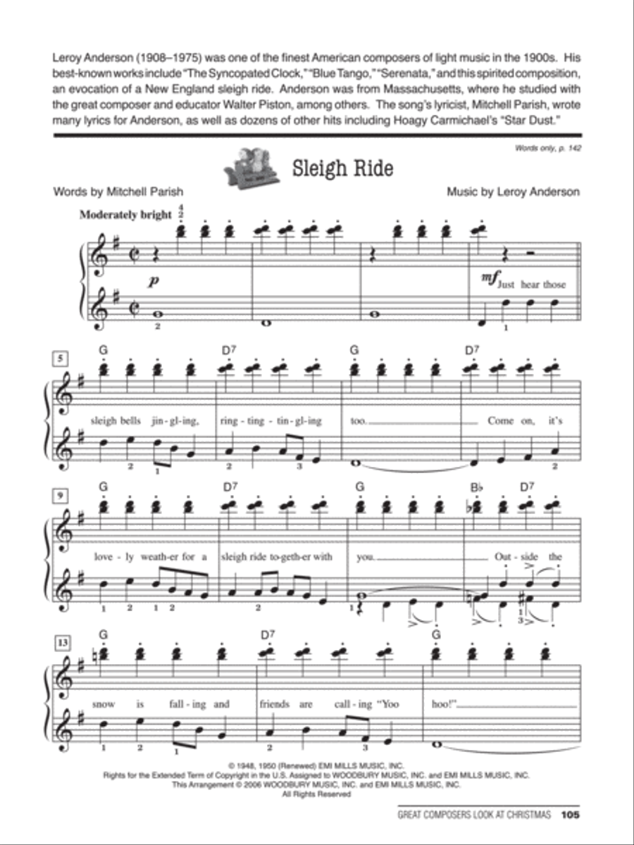 Alfred's Christmas Sing-Along Voice Solo scores gallery preview page 5