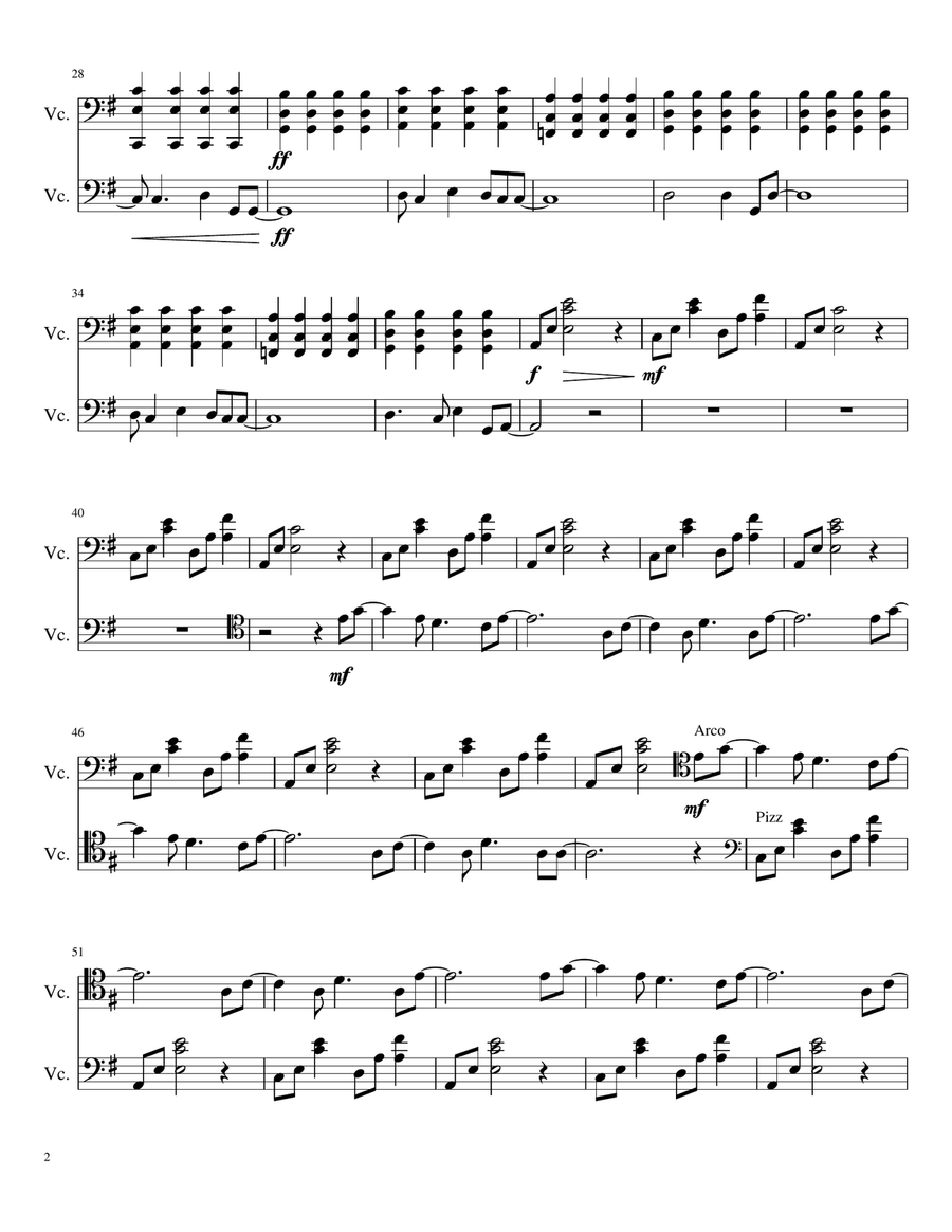 Hurt String Duet scores gallery preview page 2