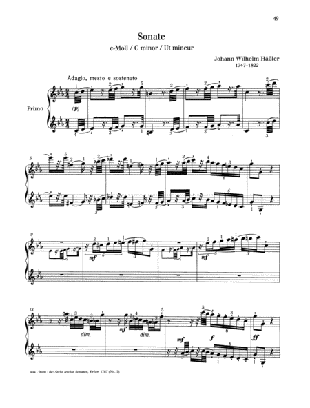 Sonate C minor