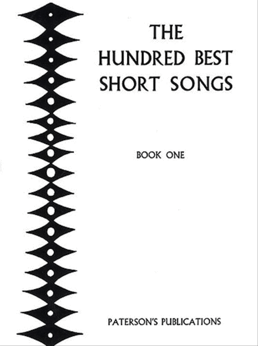 The Hundred Best Short Songs Book One Tenor Voice scores gallery preview page 1