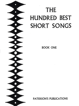Book cover for The Hundred Best Short Songs Book One