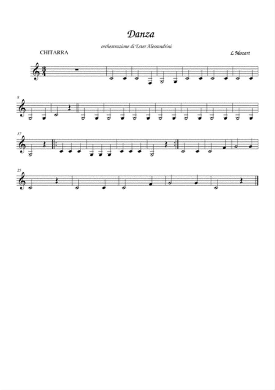 Danza in Do Small Ensemble scores gallery preview page 4