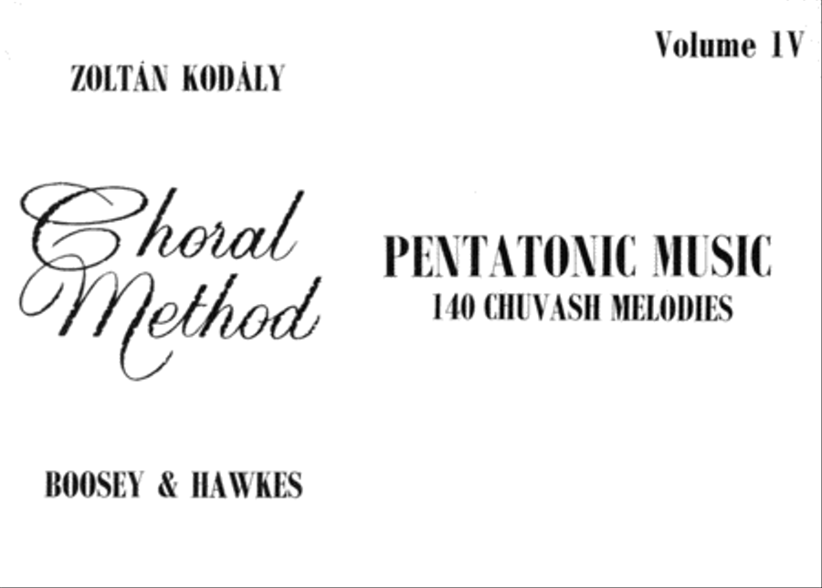 Pentatonic Music – Volume IV Choir scores gallery preview page 1