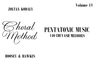 Book cover for Pentatonic Music – Volume IV