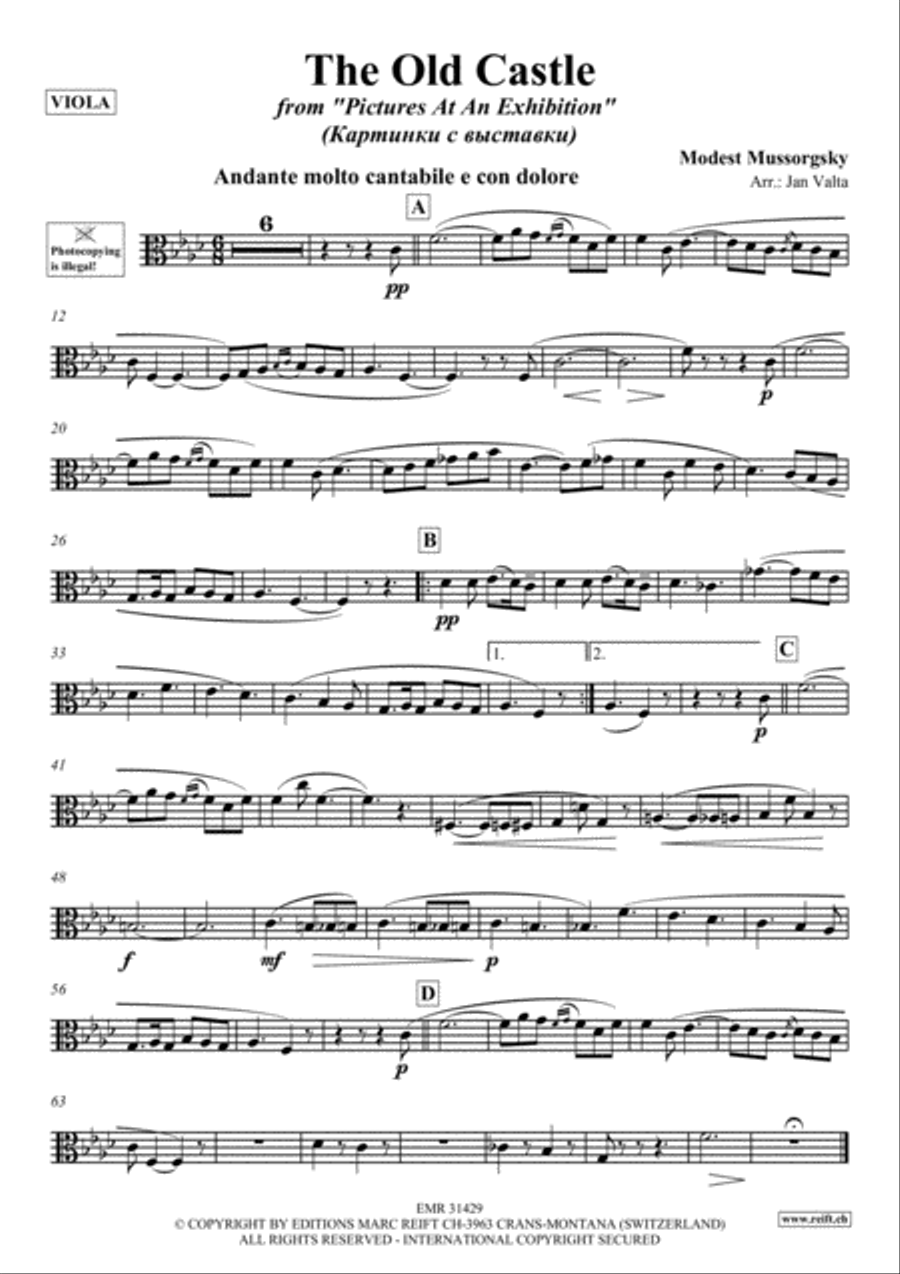 The Old Castle Viola scores gallery preview page 2