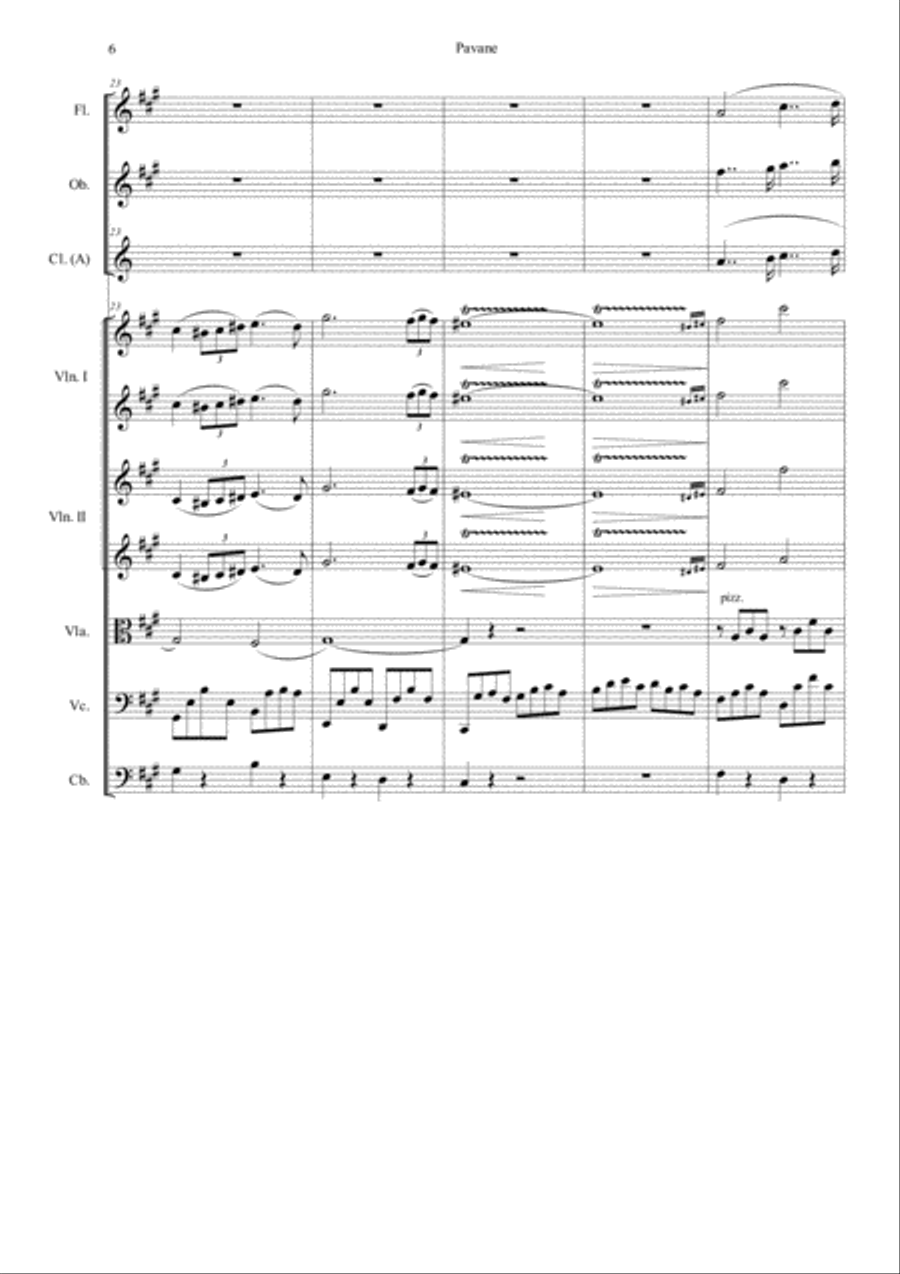 G. Faure - Pavane G. Faure - Pavane Concert Band scores gallery preview page 6