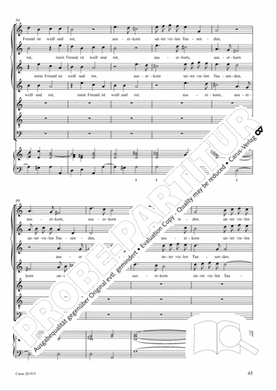 Opera varia I. Works with 1-7 parts (Complete edition, vol. 19) [Werke mit 1-7 obligaten Stimmen] Score scores gallery preview page 102