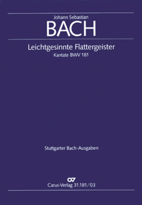 Book cover for Thoughtless and unstable people (Leichtgesinnte Flattergeister)