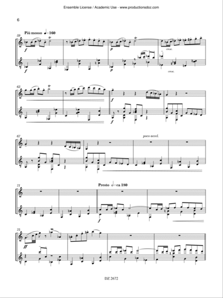 Bis! Bis! Classical Guitar scores gallery preview page 6