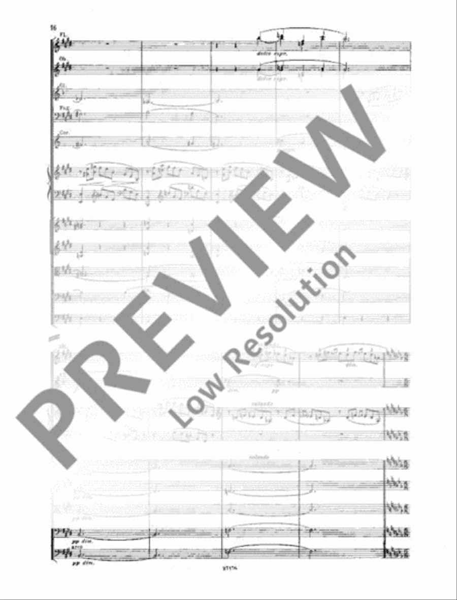 Piano Concerto C Minor Piano Solo scores gallery preview page 21