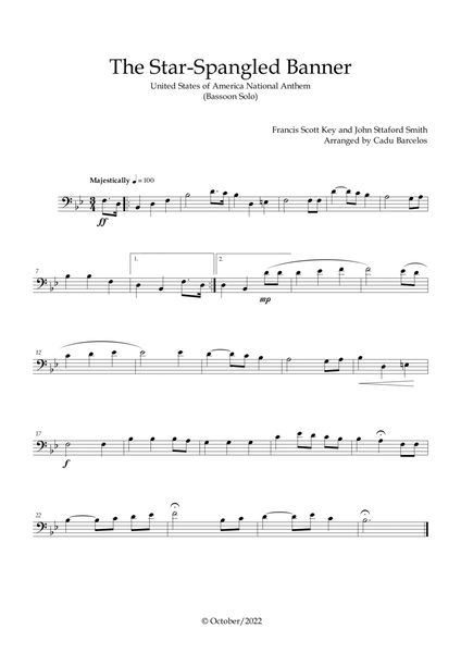 The Star-Spangled Banner - EUA Hymn (Bassoon solo)