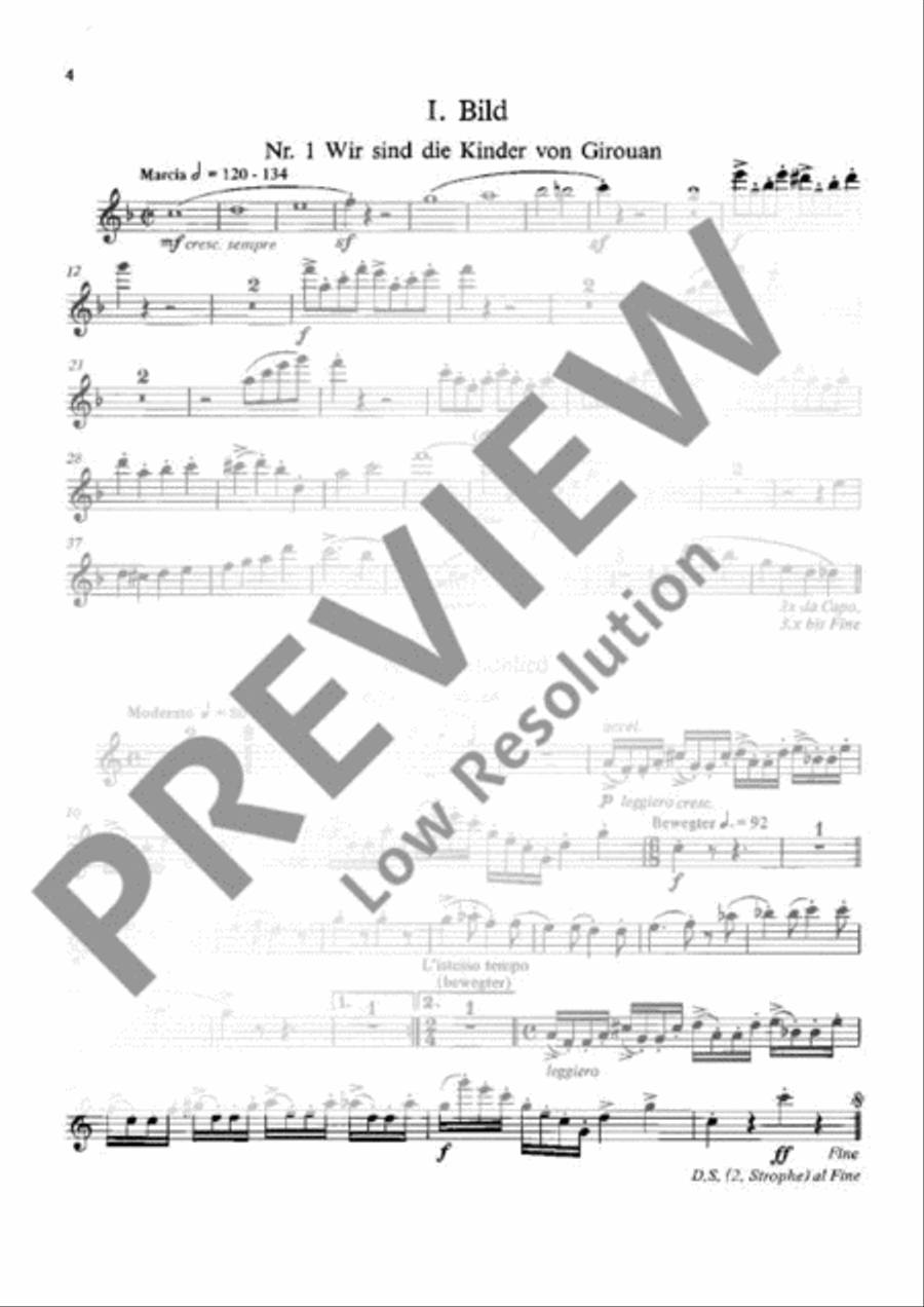 Frieden auf dieser Welt Flute scores gallery preview page 5