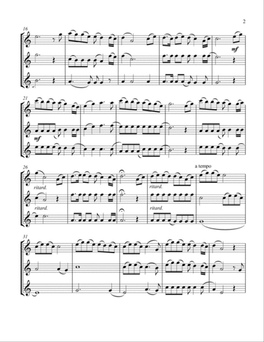 Colors Of The Wind Colors Of The Wind String Trio scores gallery preview page 3