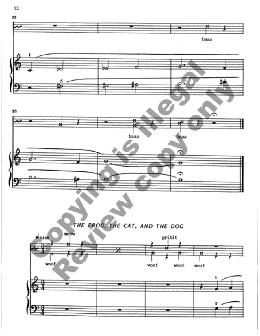Down on the Farm Easy Piano scores gallery preview page 26