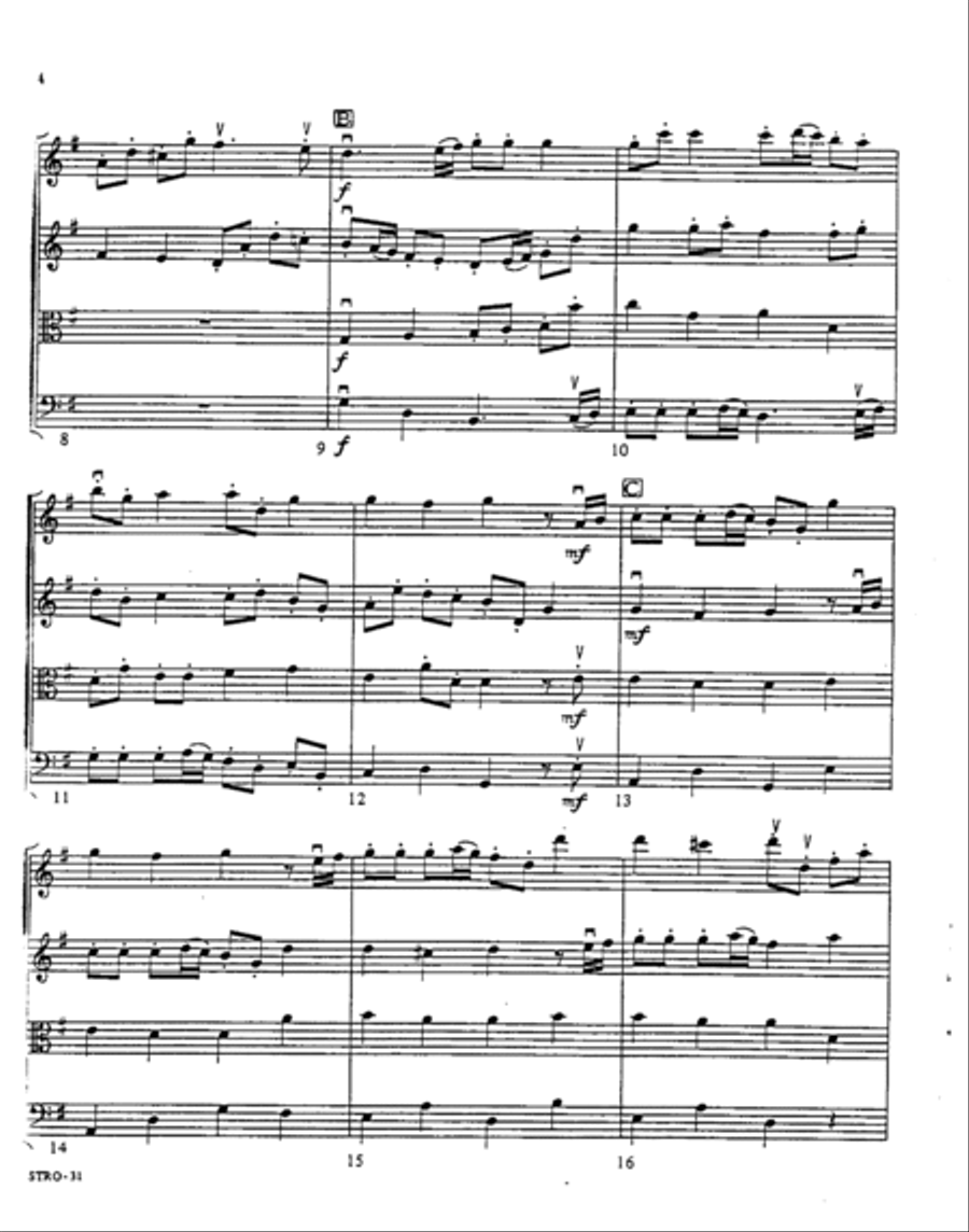 Concerto Grosso, Op. 6 No. 1 in G: Allegro Orchestra scores gallery preview page 3