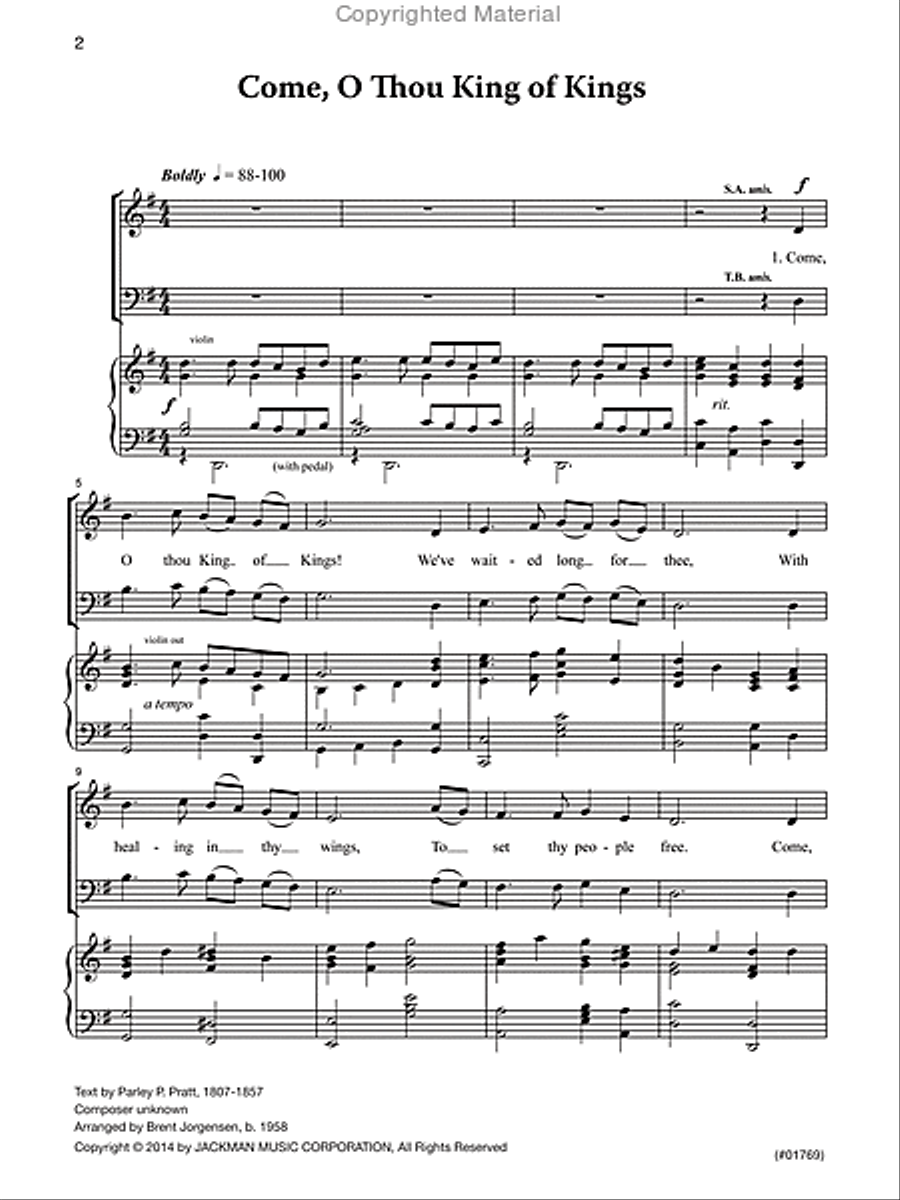Hymnplicity Ward Choir - Book 10 4-Part scores gallery preview page 2