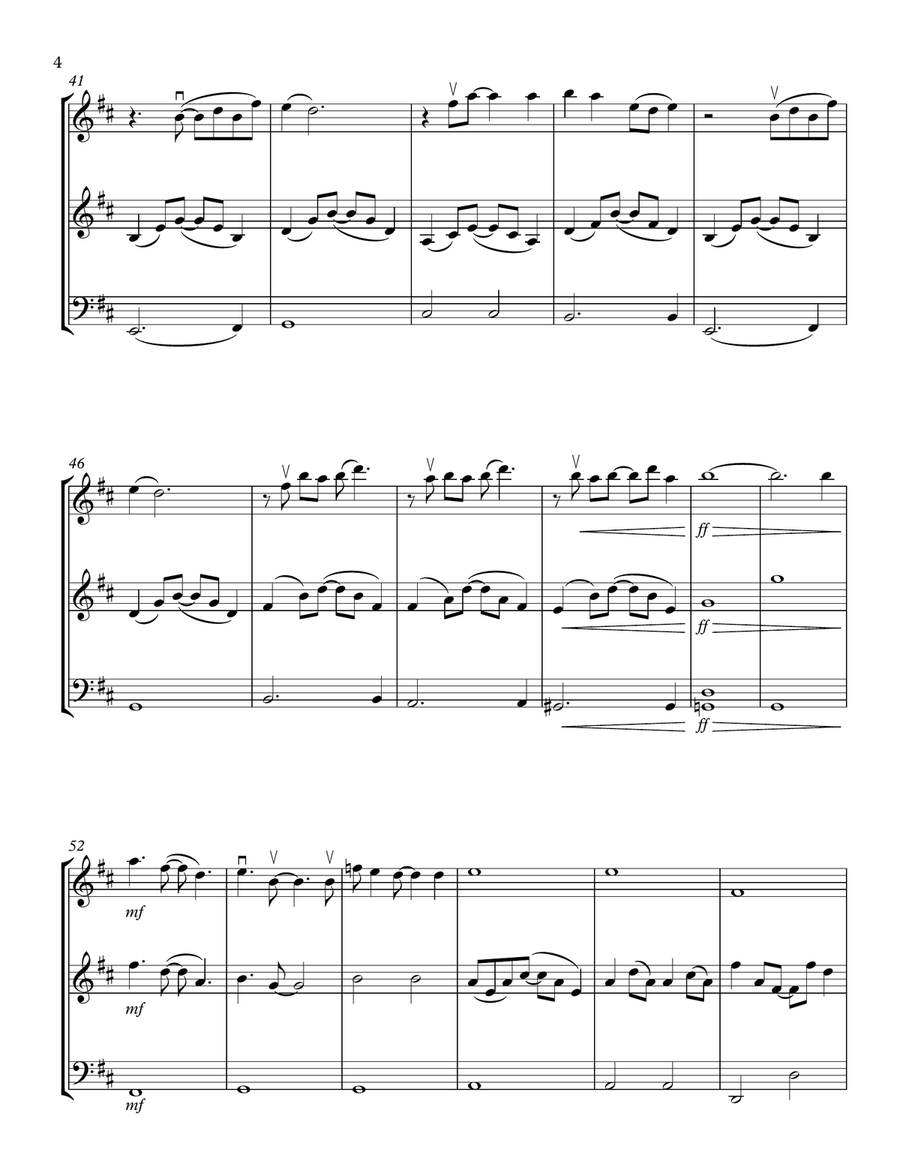Your Song String Trio scores gallery preview page 4