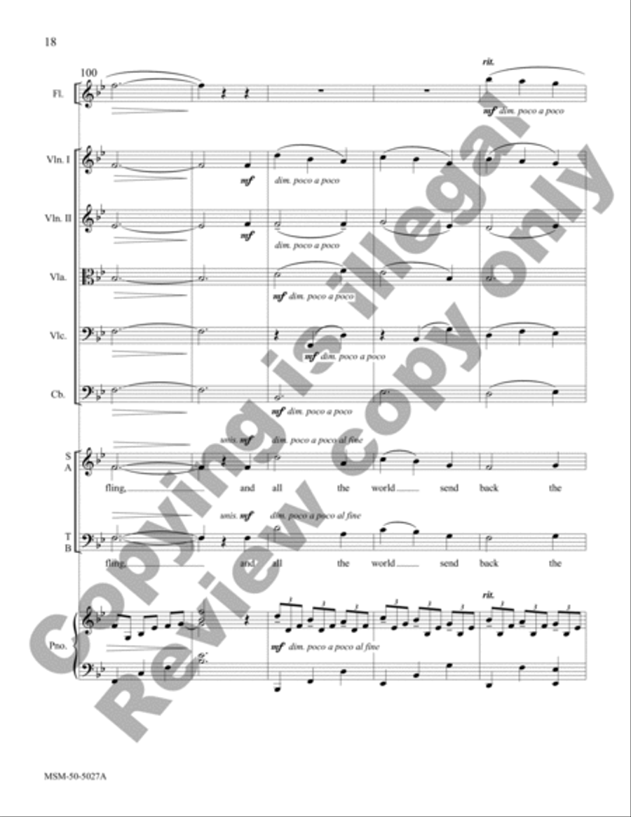 It Came Upon the Midnight Clear (Chamber Orchestra Score) It Came Upon the Midnight Clear (Chamber Orchestra Score) Choir scores gallery preview page 10