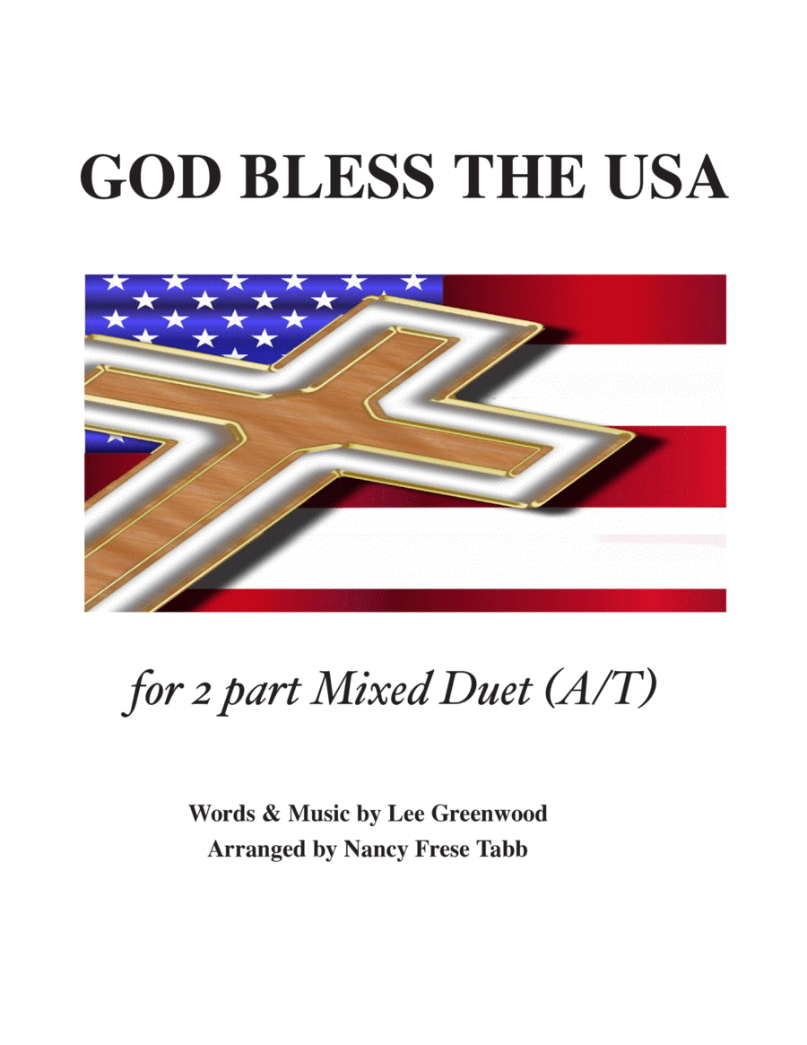 God Bless The U.s.a. Vocal Duet scores gallery preview page 1