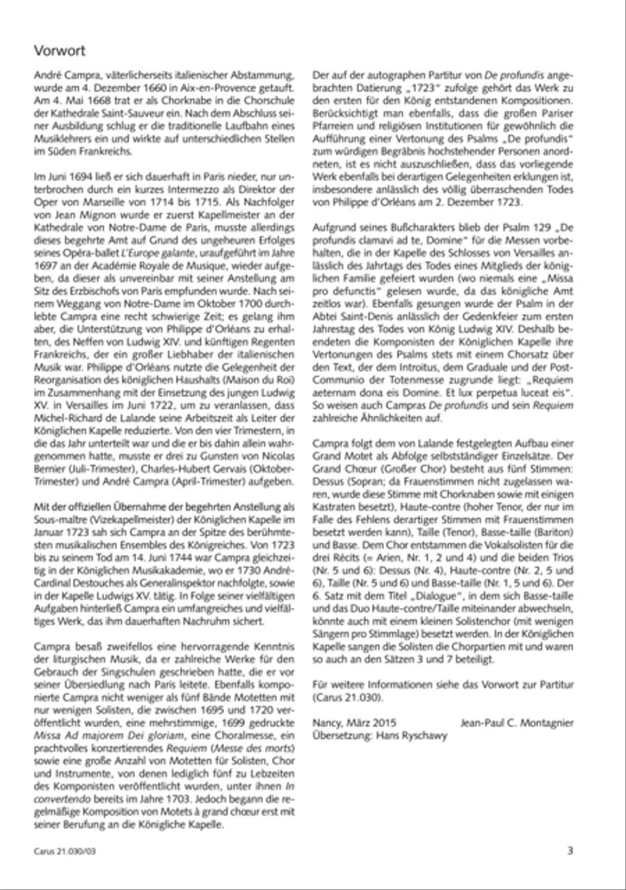 De profundis Men's Choir scores gallery preview page 4