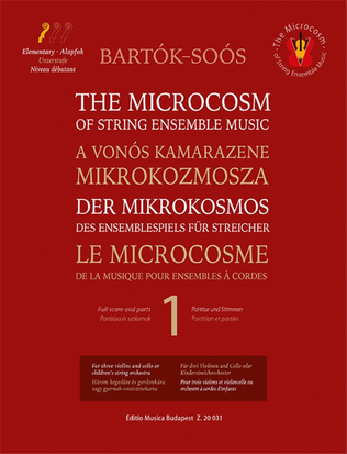 Book cover for The Microcosm of String Ensemble Music 1