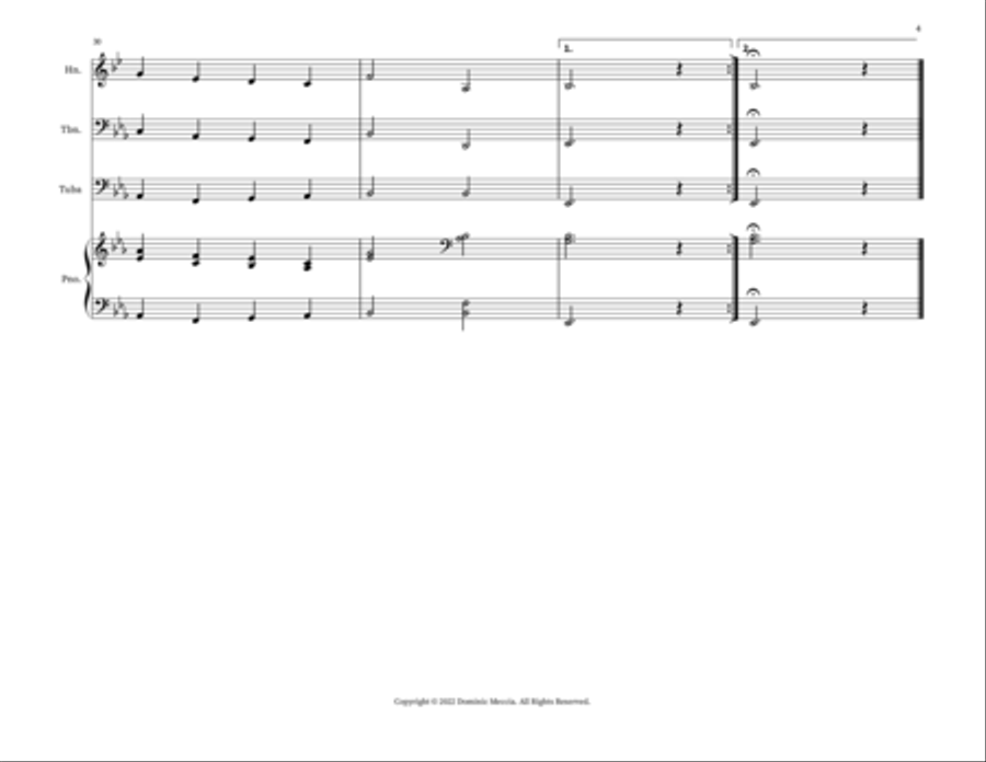 O Canada! O Canada! Small Ensemble scores gallery preview page 4