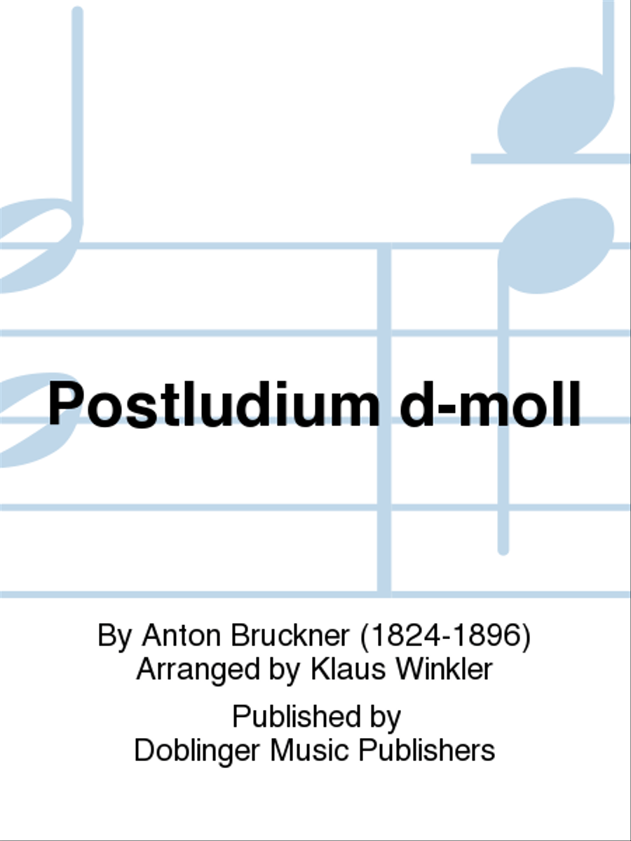 Postludium d-moll TB scores gallery preview page 1
