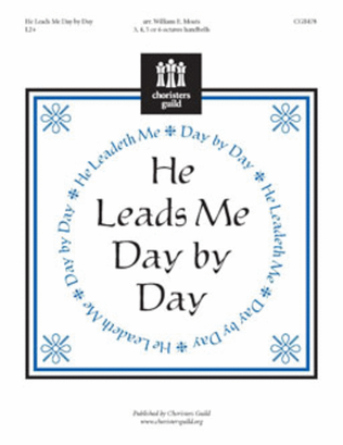 Book cover for He Leads Me Day by Day