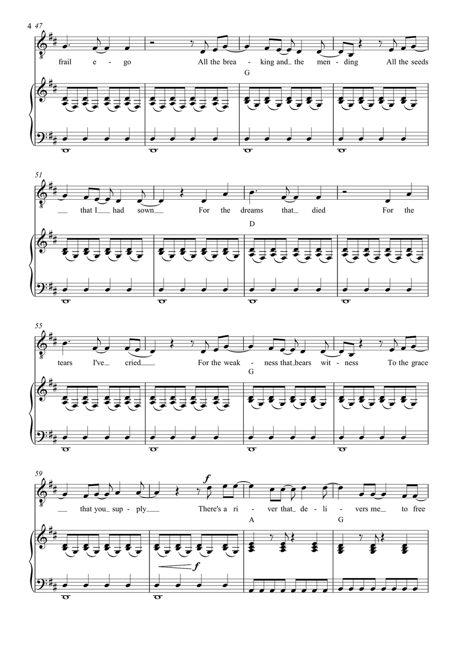 Let It Begin Piano, Vocal, Guitar scores gallery preview page 4