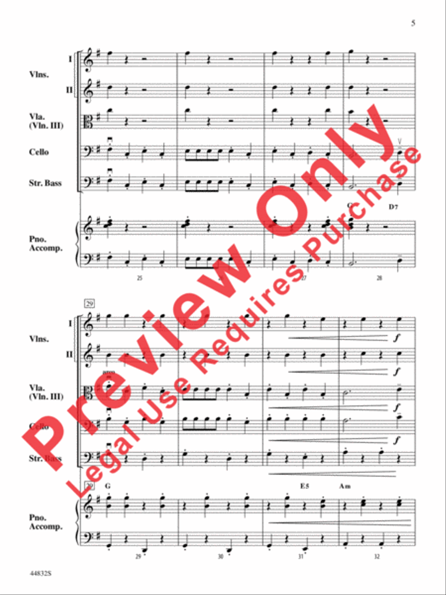 Bella Bocca Polka String Orchestra scores gallery preview page 18