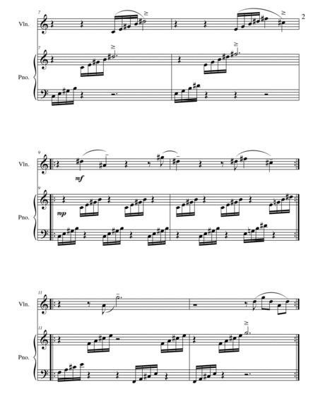 Elements Suite for Violin and Piano 2nd Mvnt: Air image number null