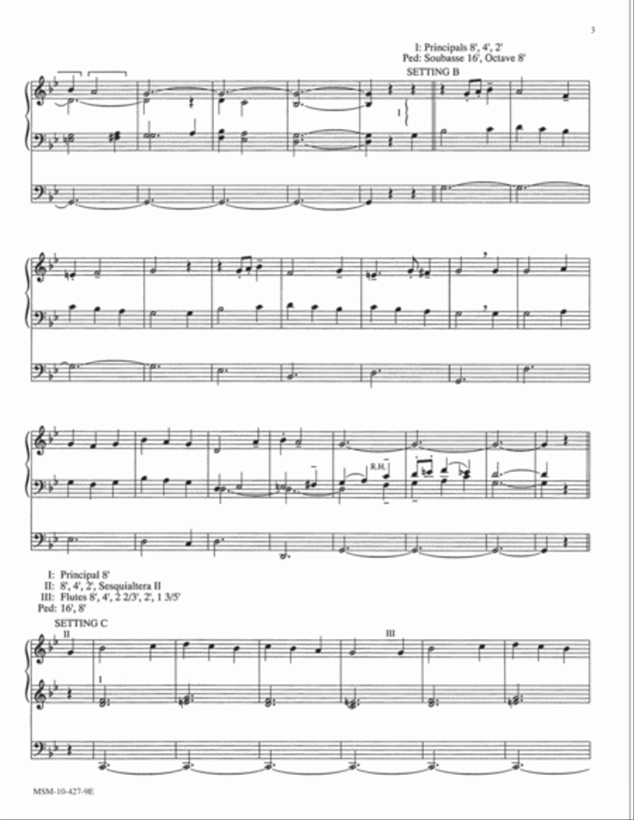O filii et filiae O filii et filiae Organ scores gallery preview page 3