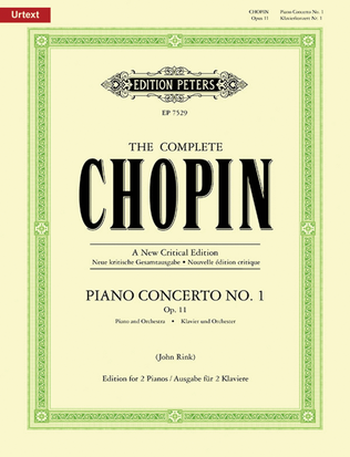 Book cover for Piano Concerto No. 1 in E minor Op. 11 (Edition for 2 Pianos)