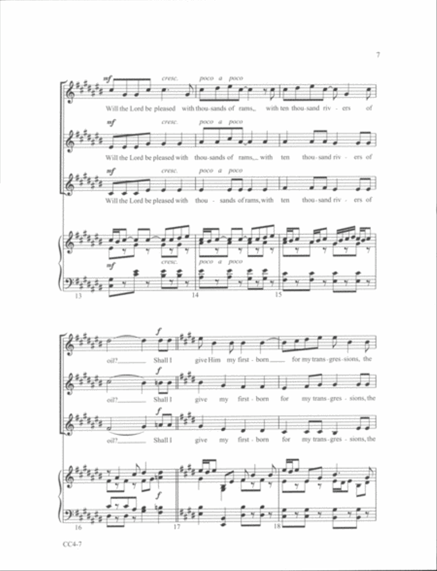 Small Choir Collection - John Ness Beck SSA SSA scores gallery preview page 4