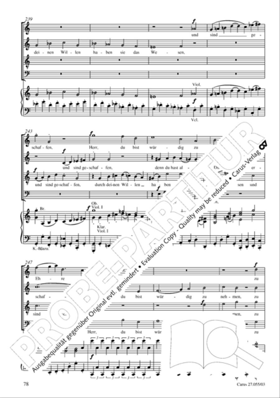 Ein Deutsches Requiem (German Requiem) 4-Part scores gallery preview page 81
