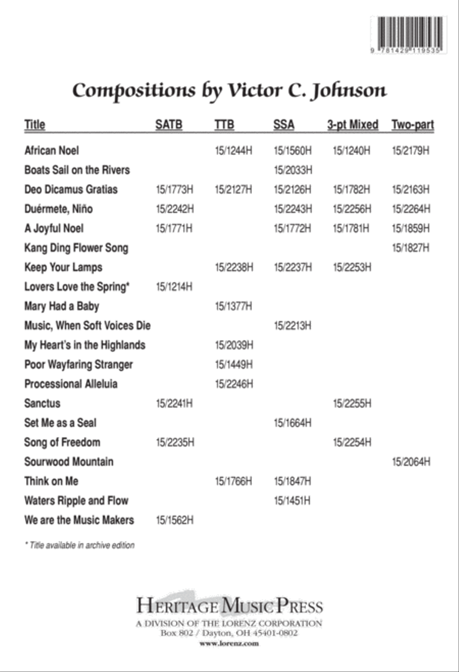 The Stars Are With the Voyager 4-Part scores gallery preview page 9