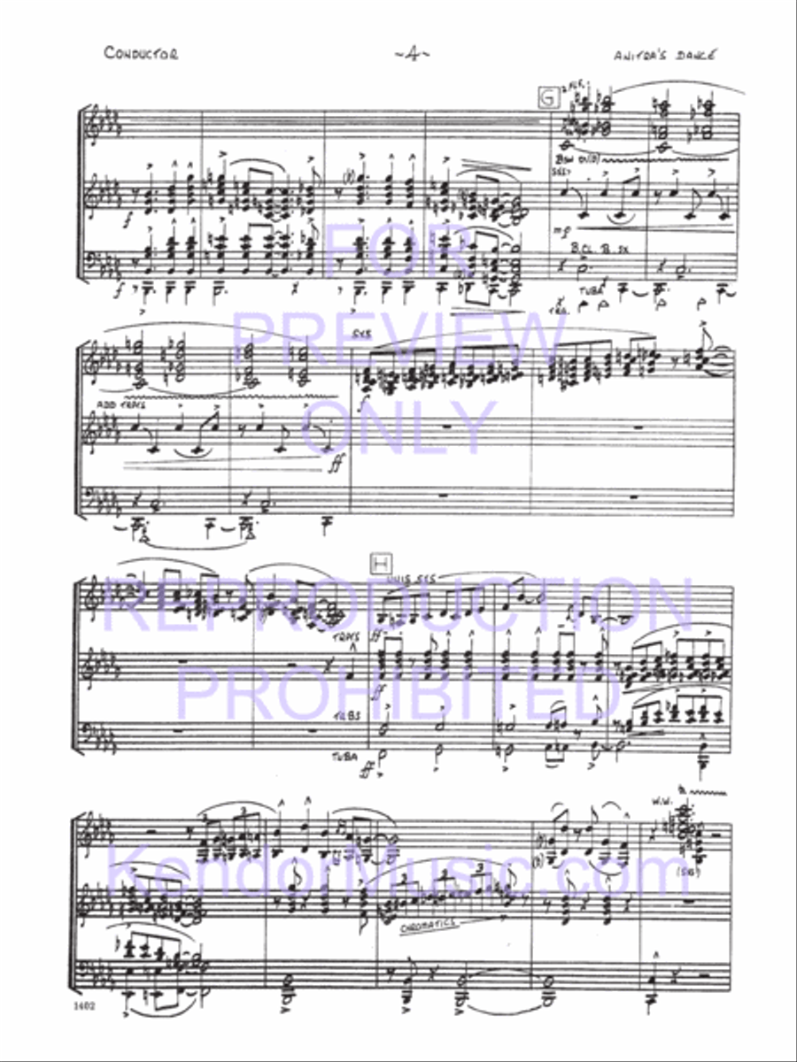 Anitra's Dance Jazz Ensemble scores gallery preview page 5