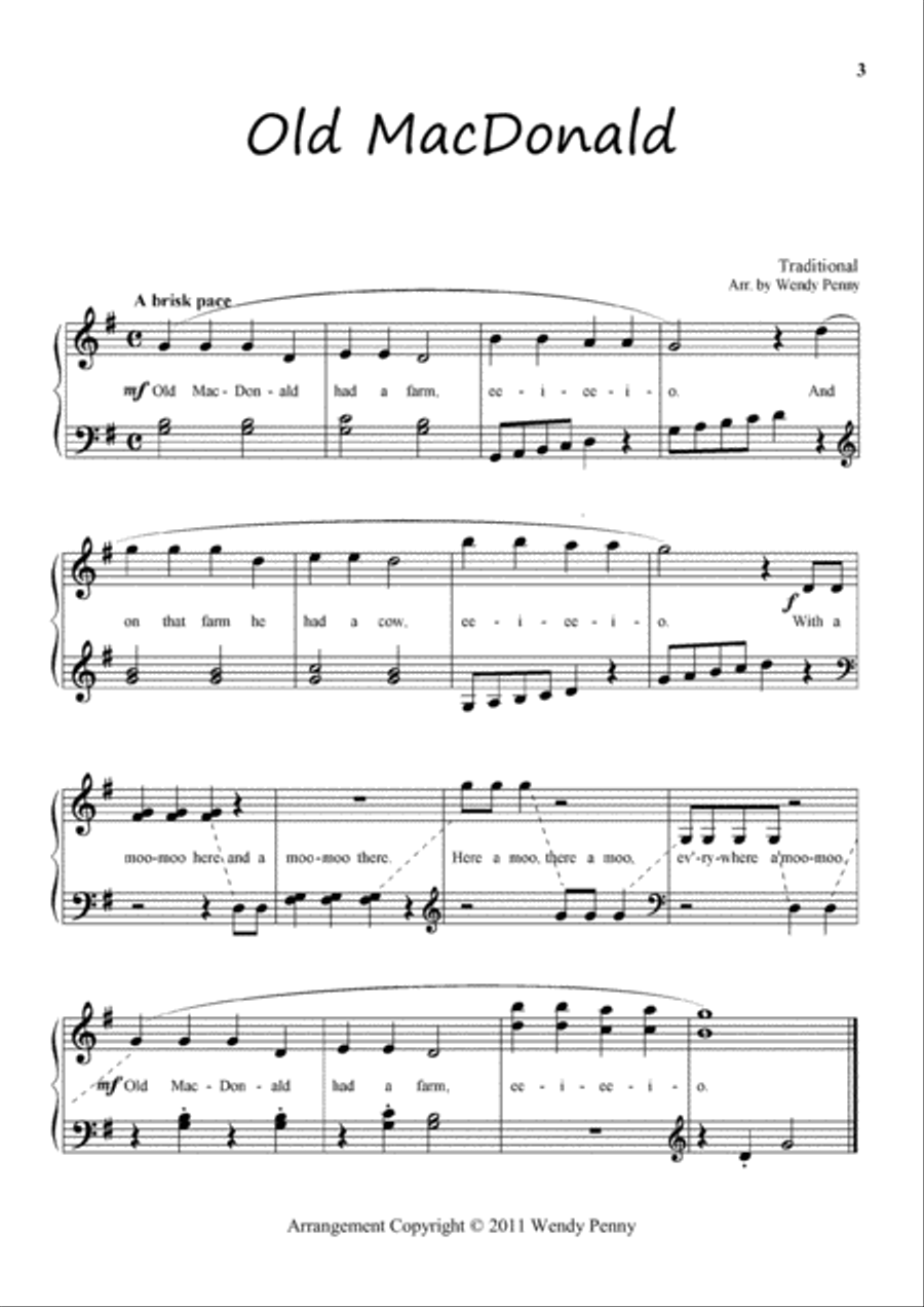 Children's Music for Piano Book 1 Piano Method scores gallery preview page 6