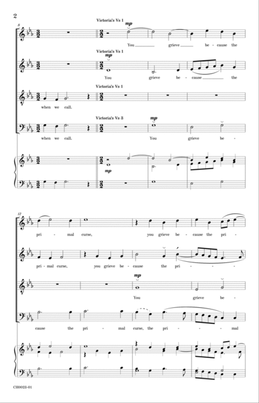 Creator of the Stars of Night 4-Part scores gallery preview page 4