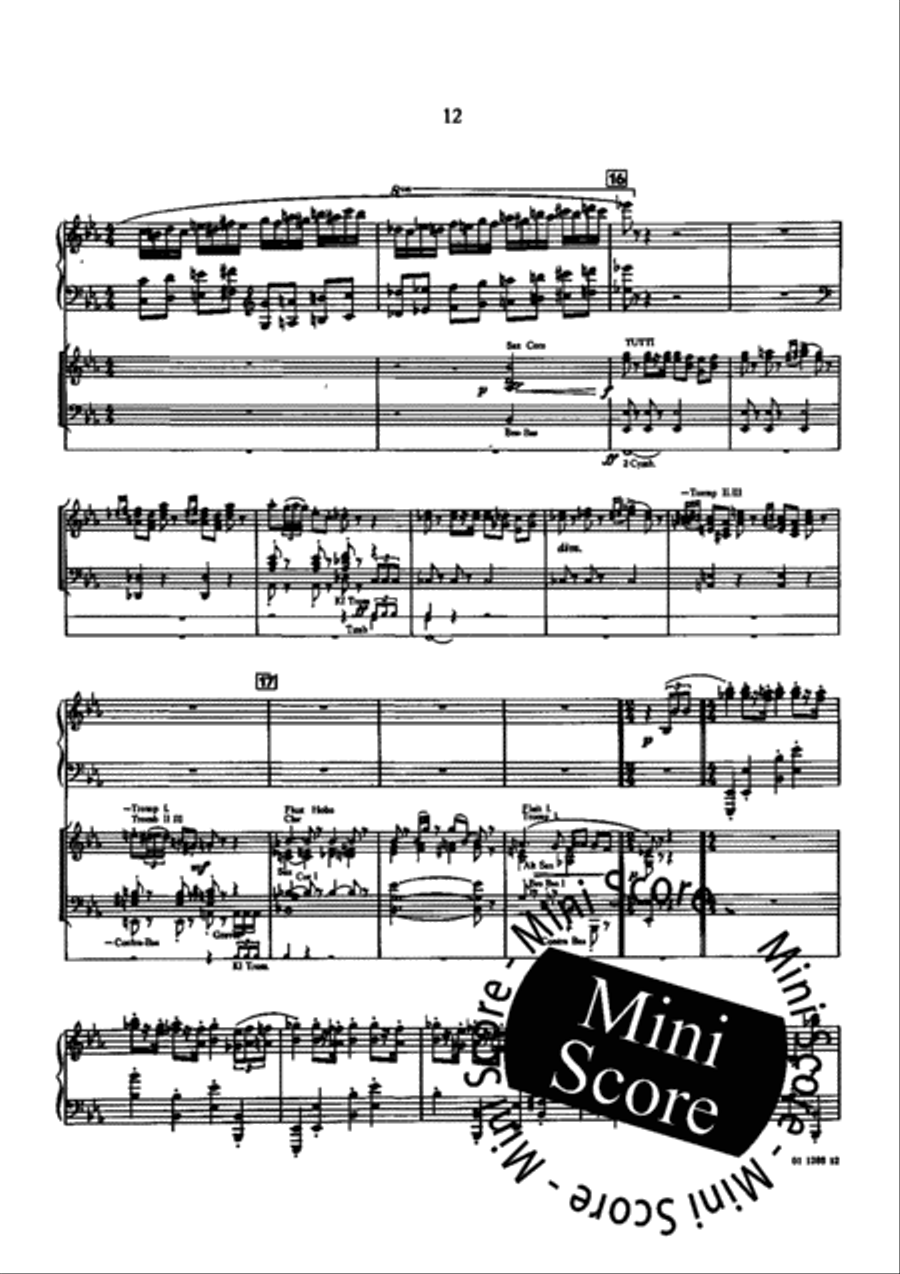 Parade Concerto Concert Band scores gallery preview page 15