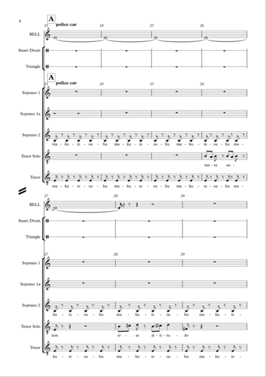 Mukutekahu (from Hunt for the Wilderpeople) Choir scores gallery preview page 4