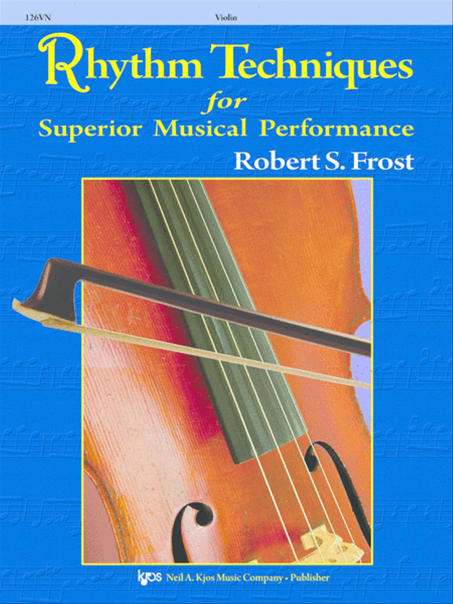 Rhythm Techniques for Superior Musical Peformance - Violin Chamber Orchestra scores gallery preview page 1