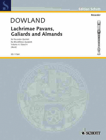 Lachrimae Pavans, Galiards and Almands - Volume 4