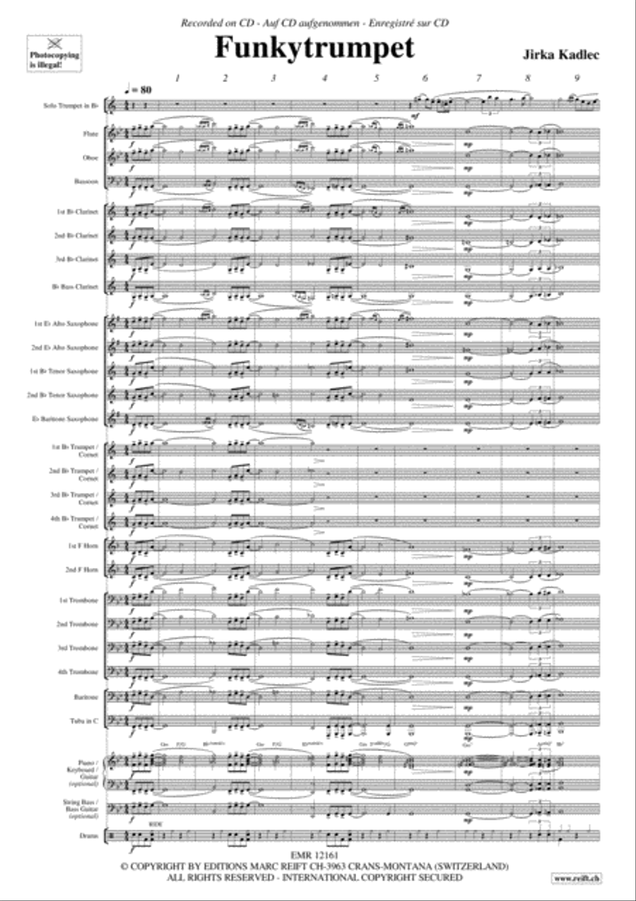Funkytrumpet Funkytrumpet Concert Band scores gallery preview page 3