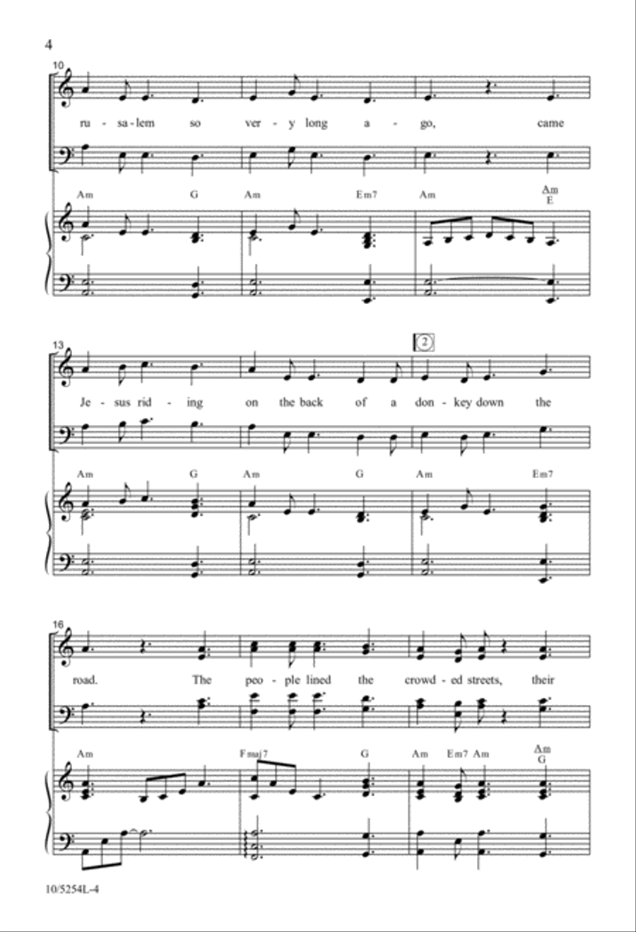 Celtic Hosanna 4-Part scores gallery preview page 3
