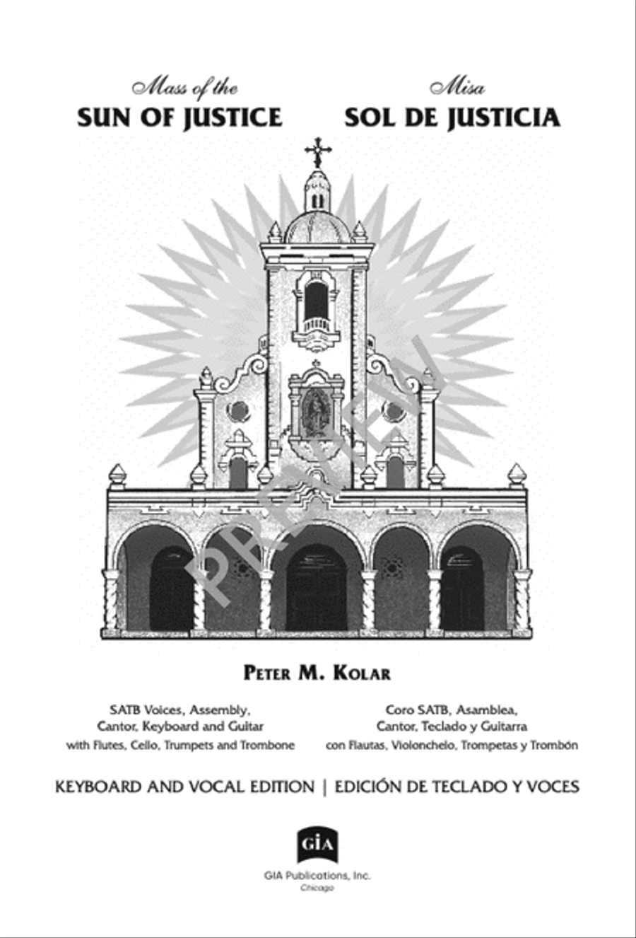 Mass of the Sun of Justice / Misa Sol de Justicia 4-Part scores gallery preview page 3