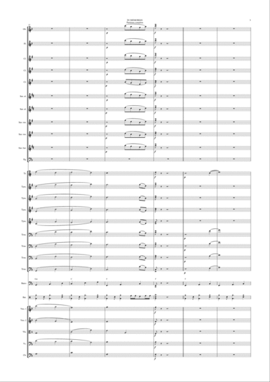 In Memorian Full Orchestra scores gallery preview page 3