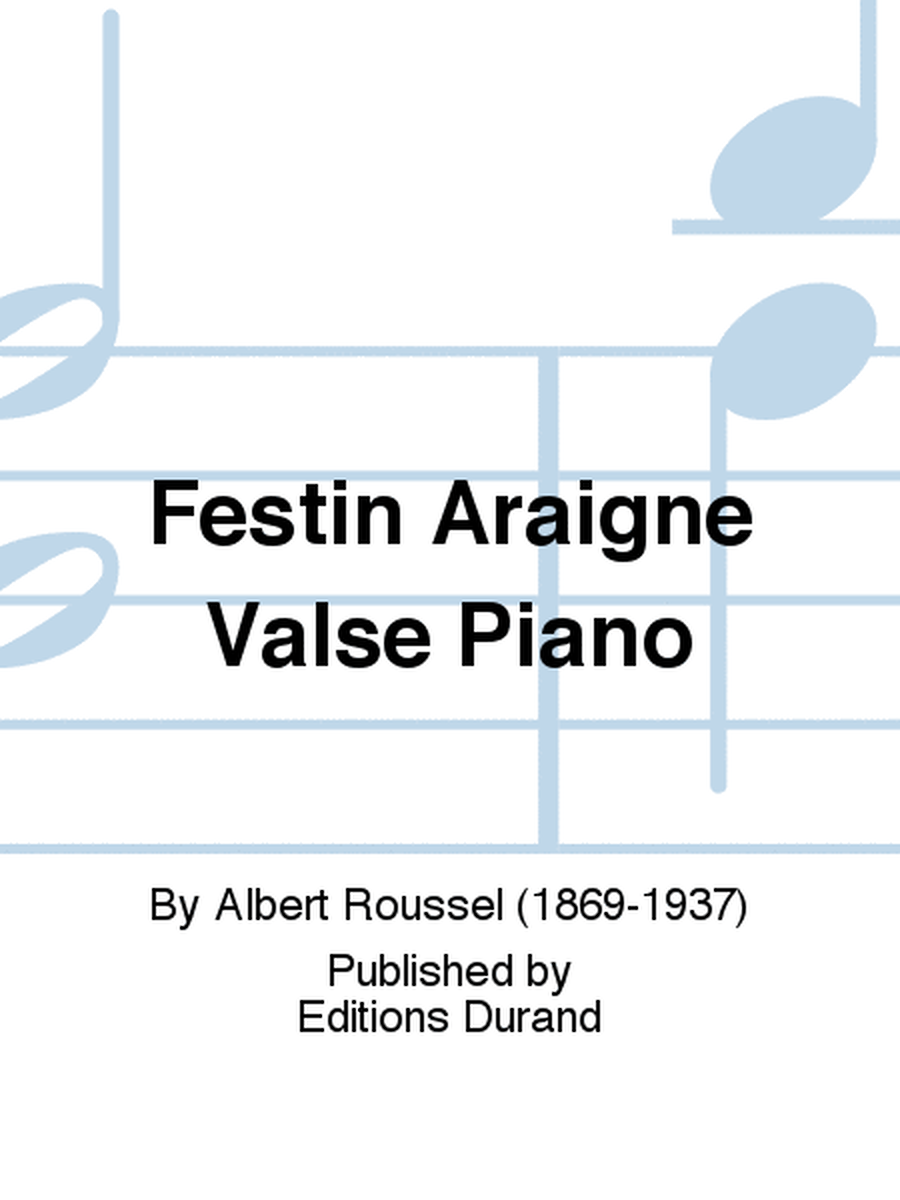 Festin Araigne Valse Piano